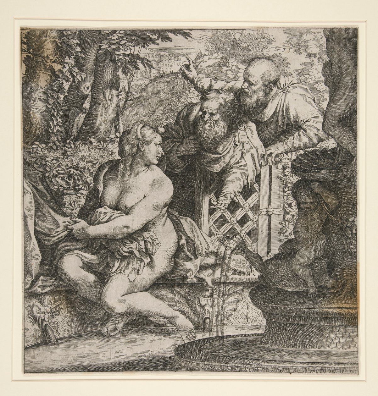 Susanna e i vecchioni da Annibale Carracci