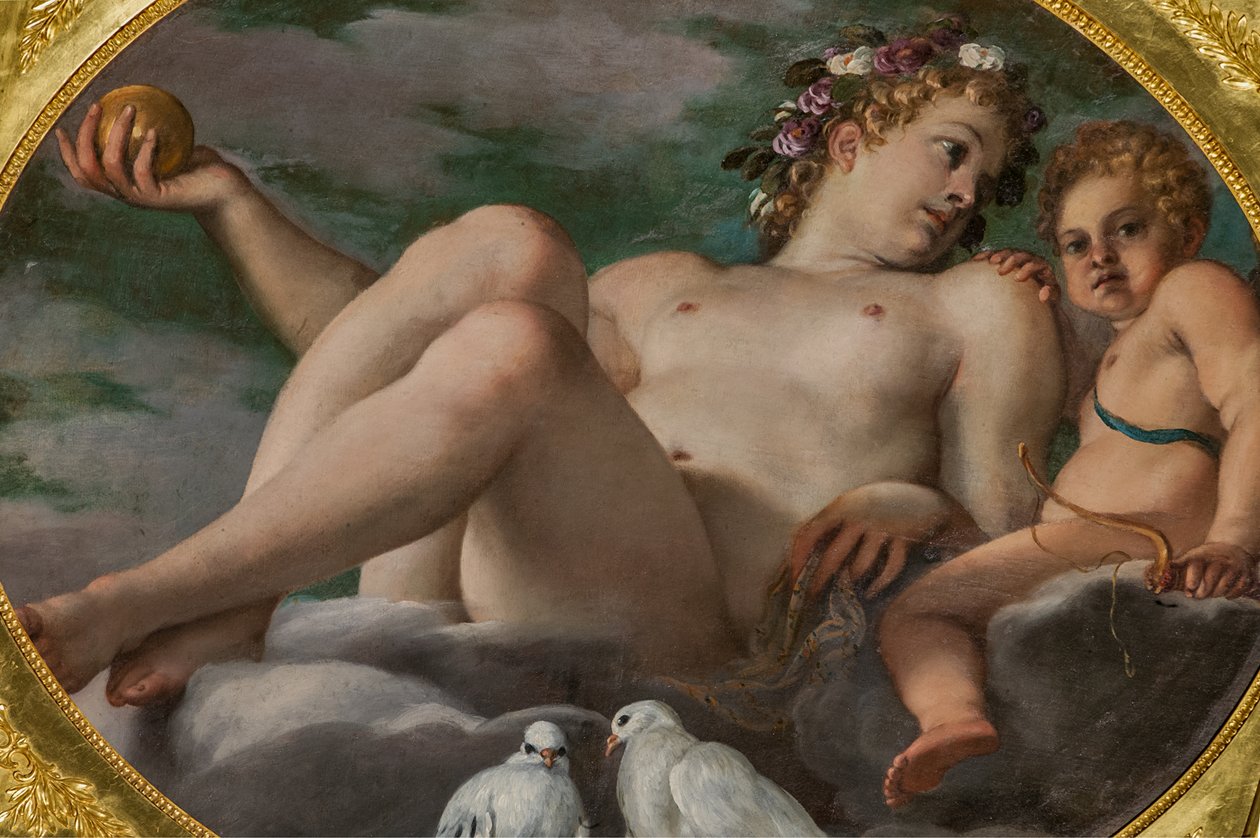 Venere e Cupido (dettaglio) da Annibale Carracci