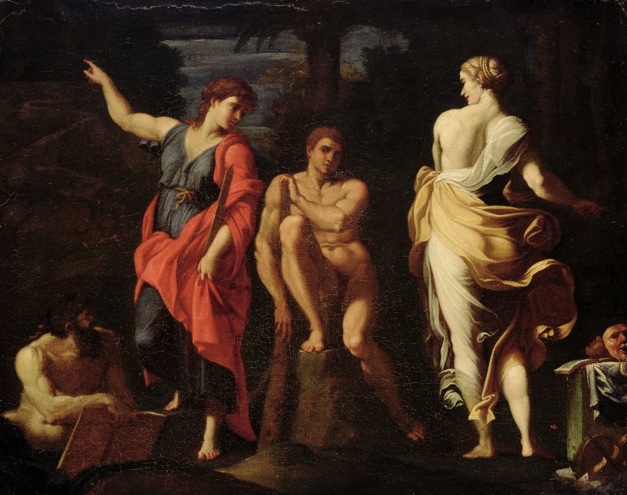 Ercole al bivio da Annibale Copy Carracci