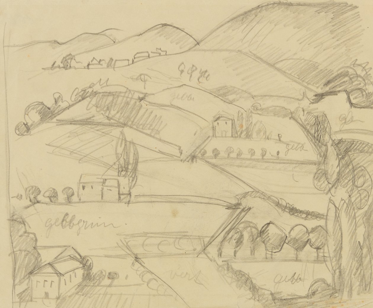 Bozzetto di paesaggio da Anny Dollschein