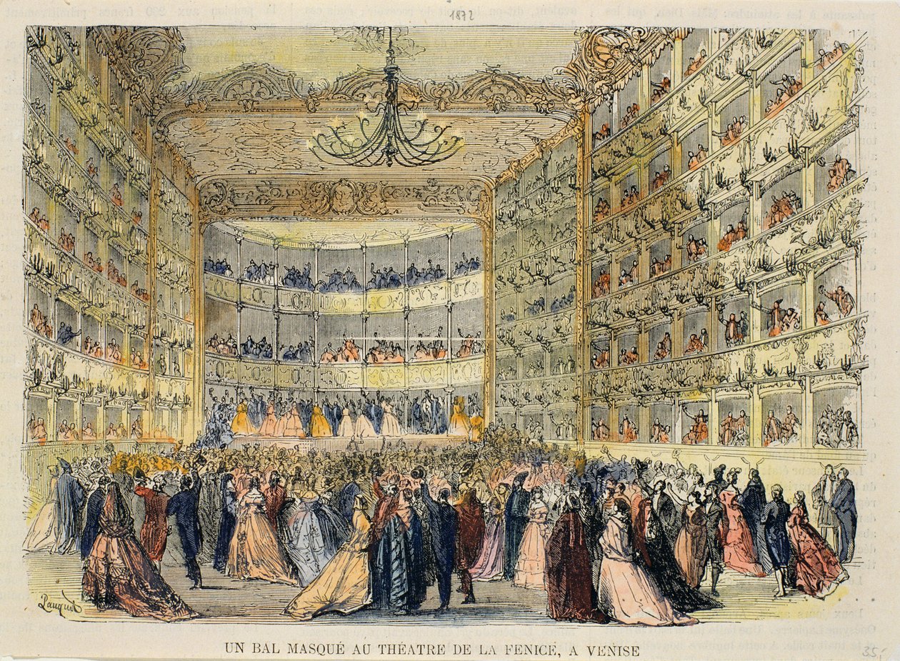 Un ballo in maschera al Teatro La Fenice, Venezia da Unbekannt Unbekannt
