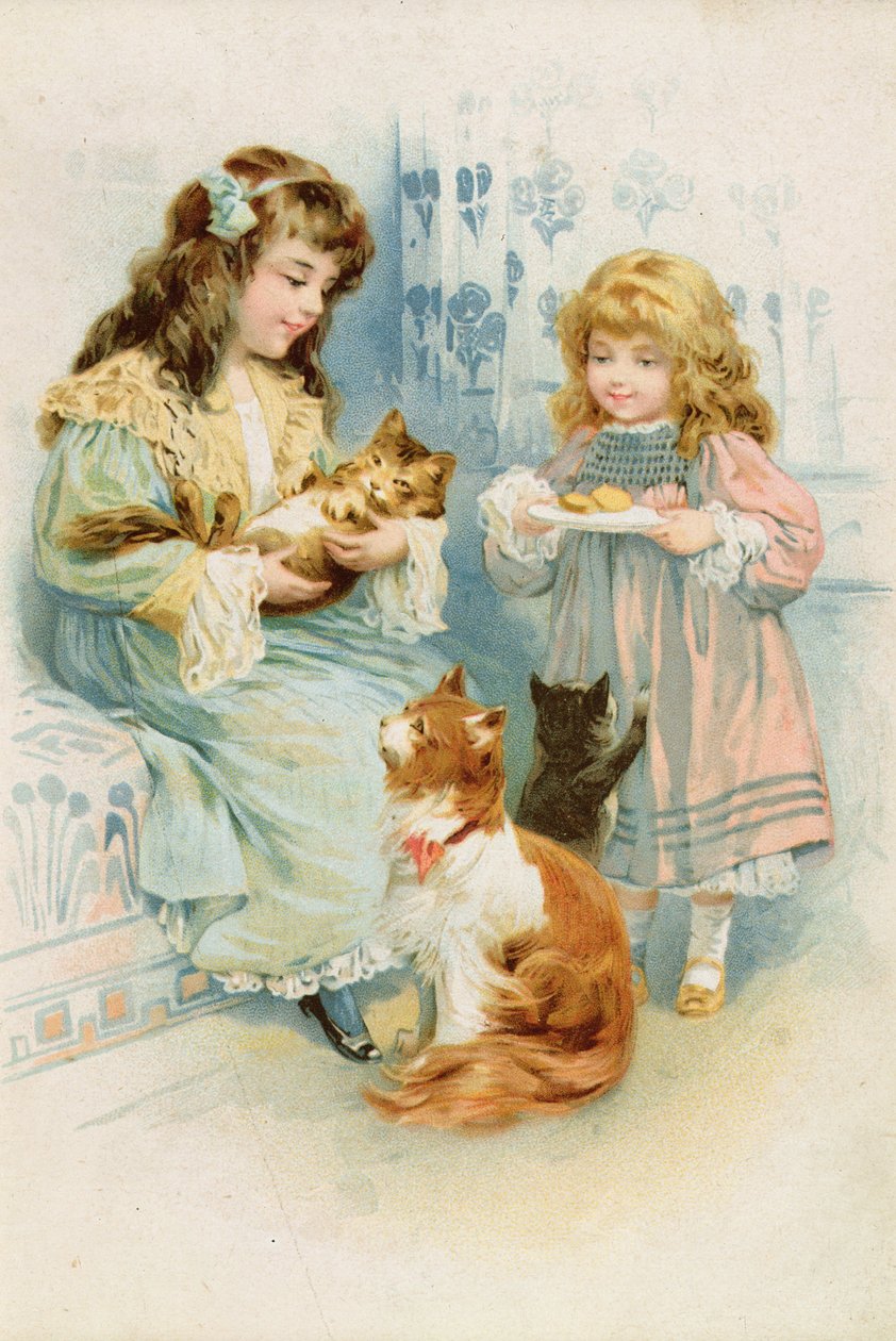 Festa del tè dei gattini da Unbekannt Unbekannt