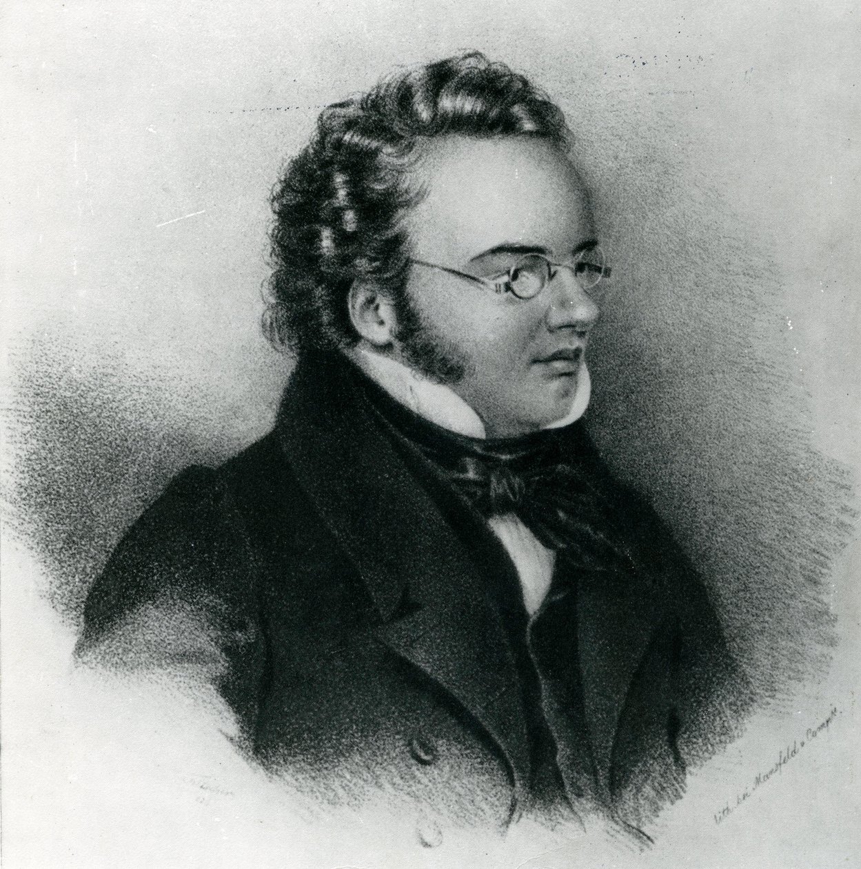 Ritratto di Franz Schubert (1797-1828) da Unbekannt Unbekannt