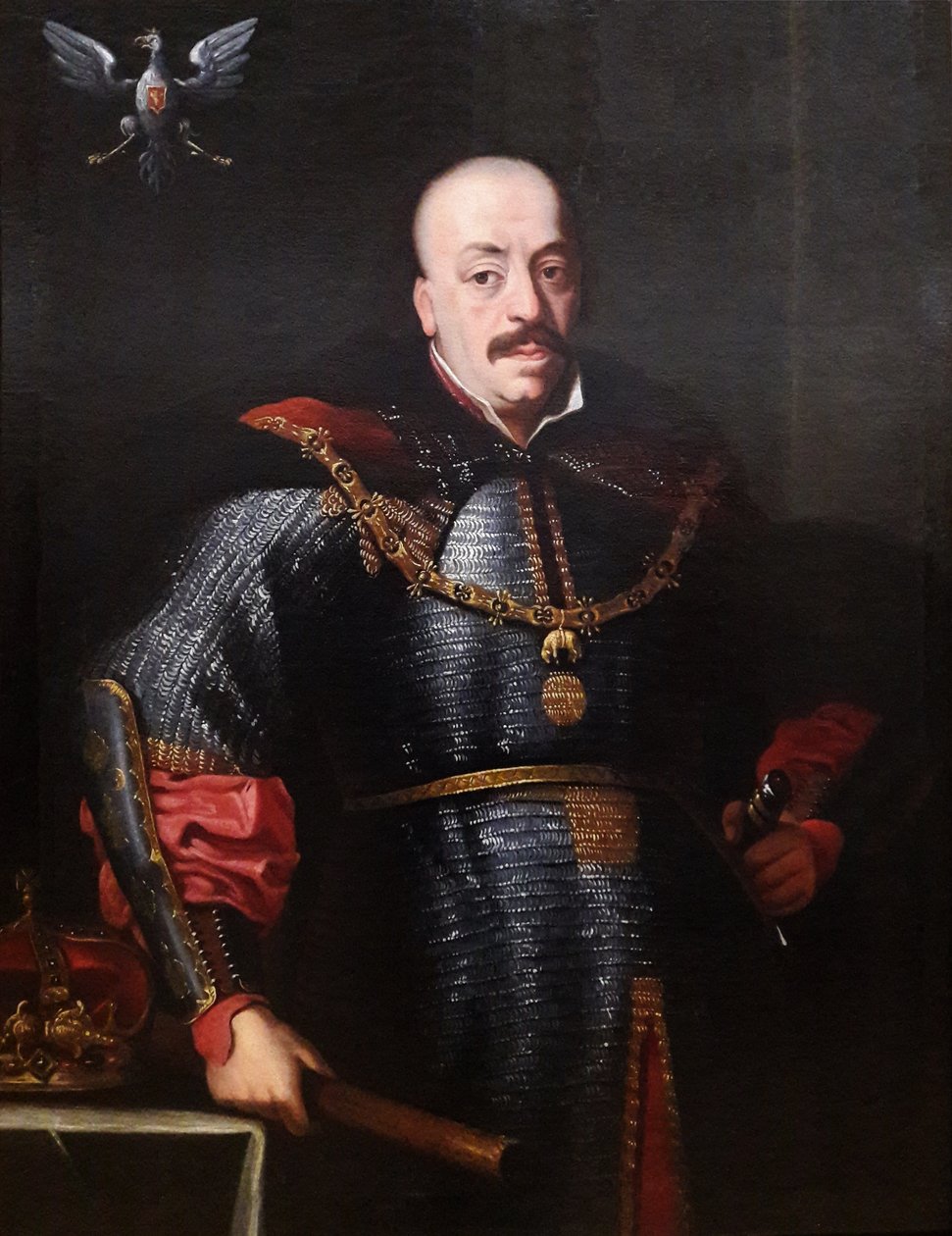 Ritratto di Re Giovanni II Casimiro in cotta di maglia da Anonymous