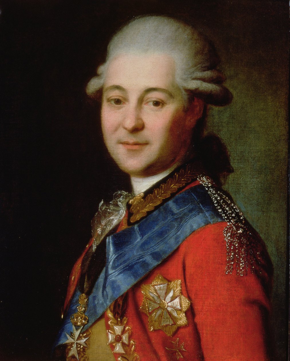 Ritratto di Semeon Gavrilovich Zoric, fine XVIII secolo da Unbekannt Unbekannt