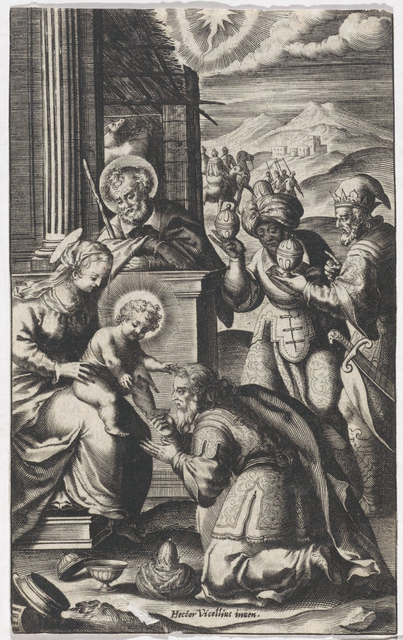 Adorazione dei Magi da Anonymous