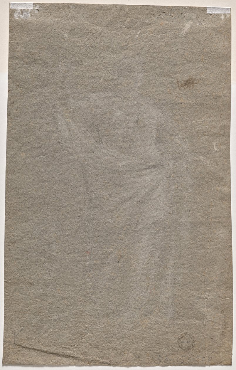 Allegorical Figure (verso) da Anonymous