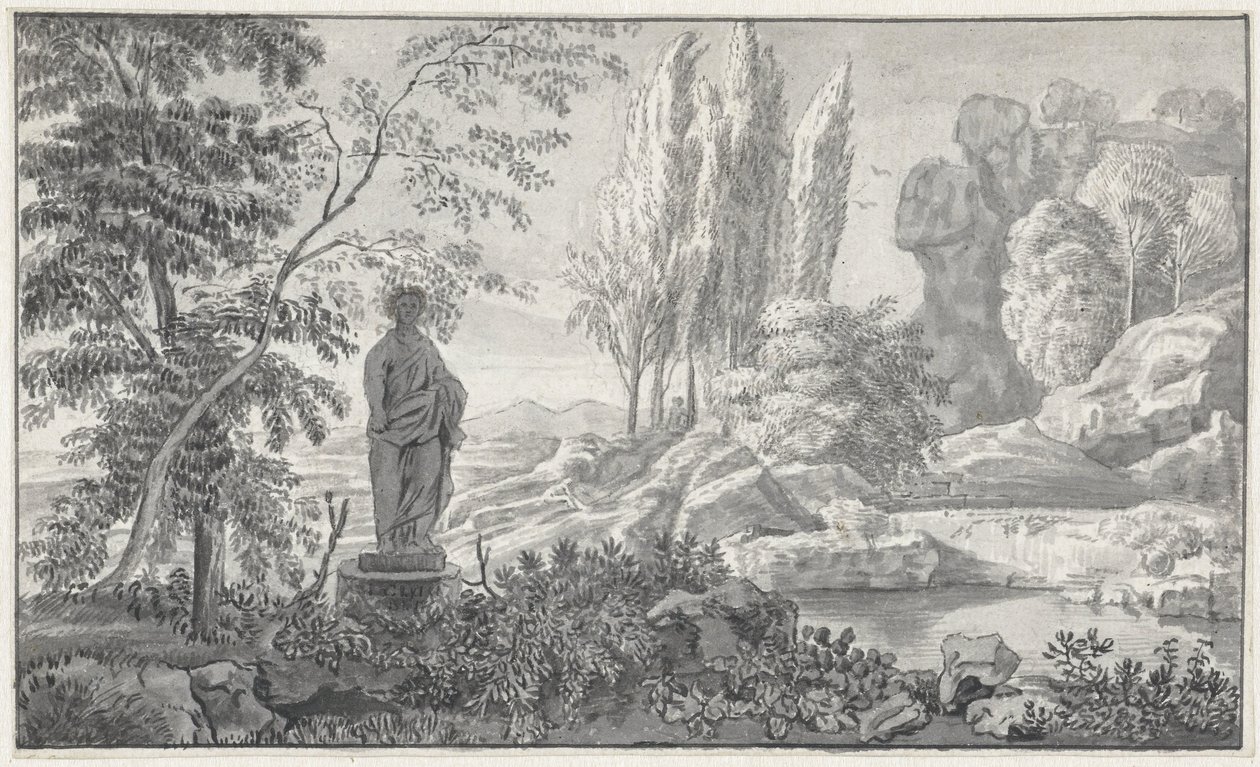 Paesaggio arcadico da Anonymous