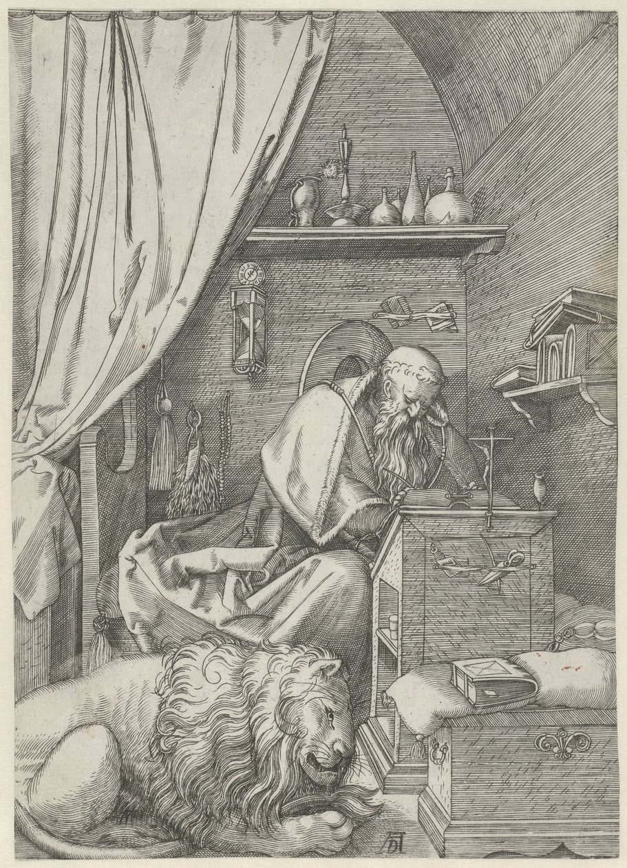 San Girolamo nel suo studio da Anonymous