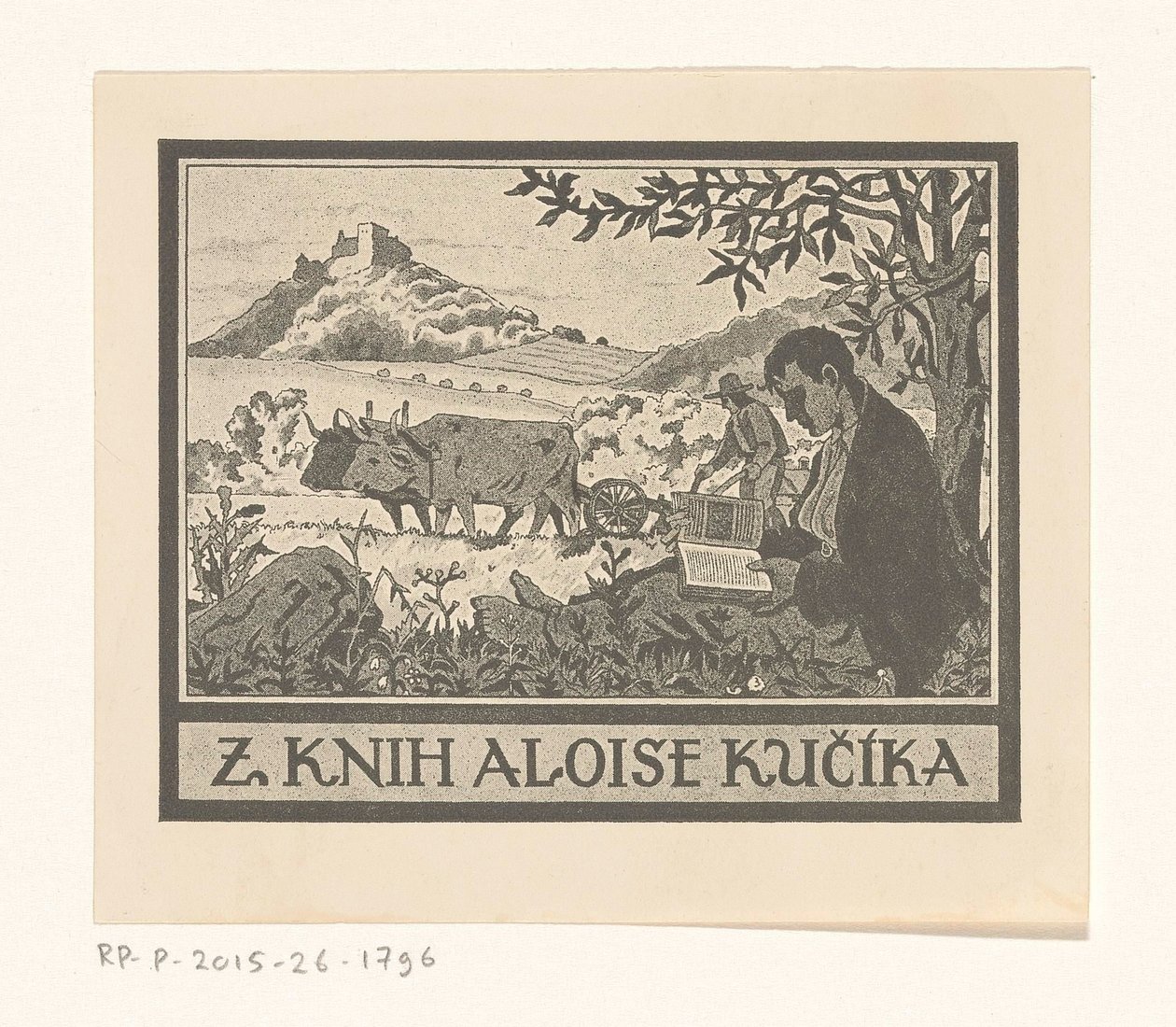 Ex libris di Aloise Kučika da Anonymous