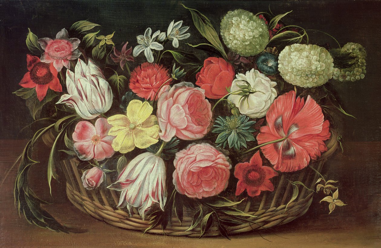 Fiori in un cesto da Anonymous