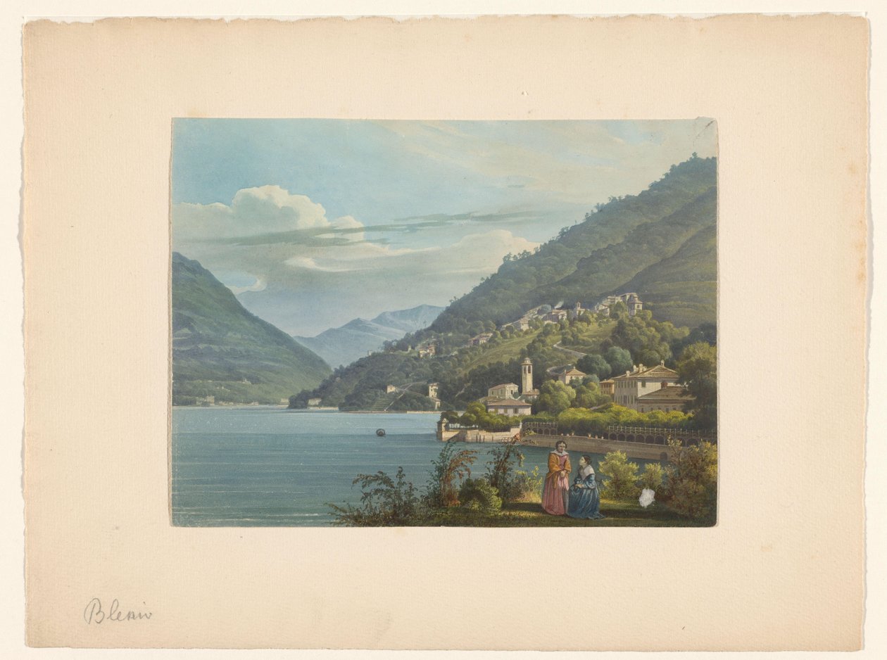 Veduta di Blevio sul Lago di Como da Anonymous