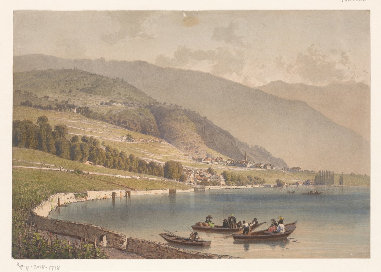Veduta di Montreux da Anonymous