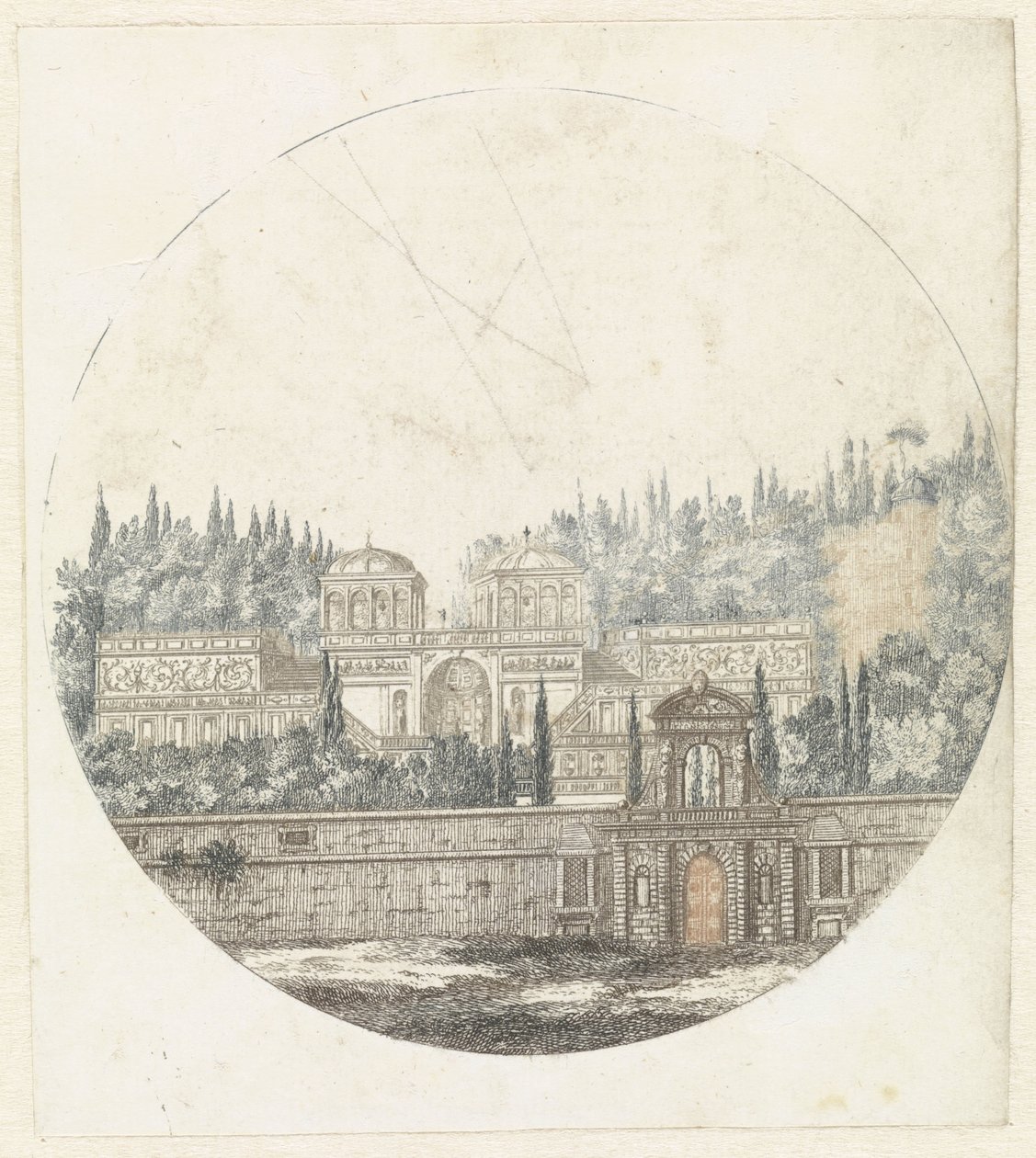 Veduta di un palazzo da Anonymous