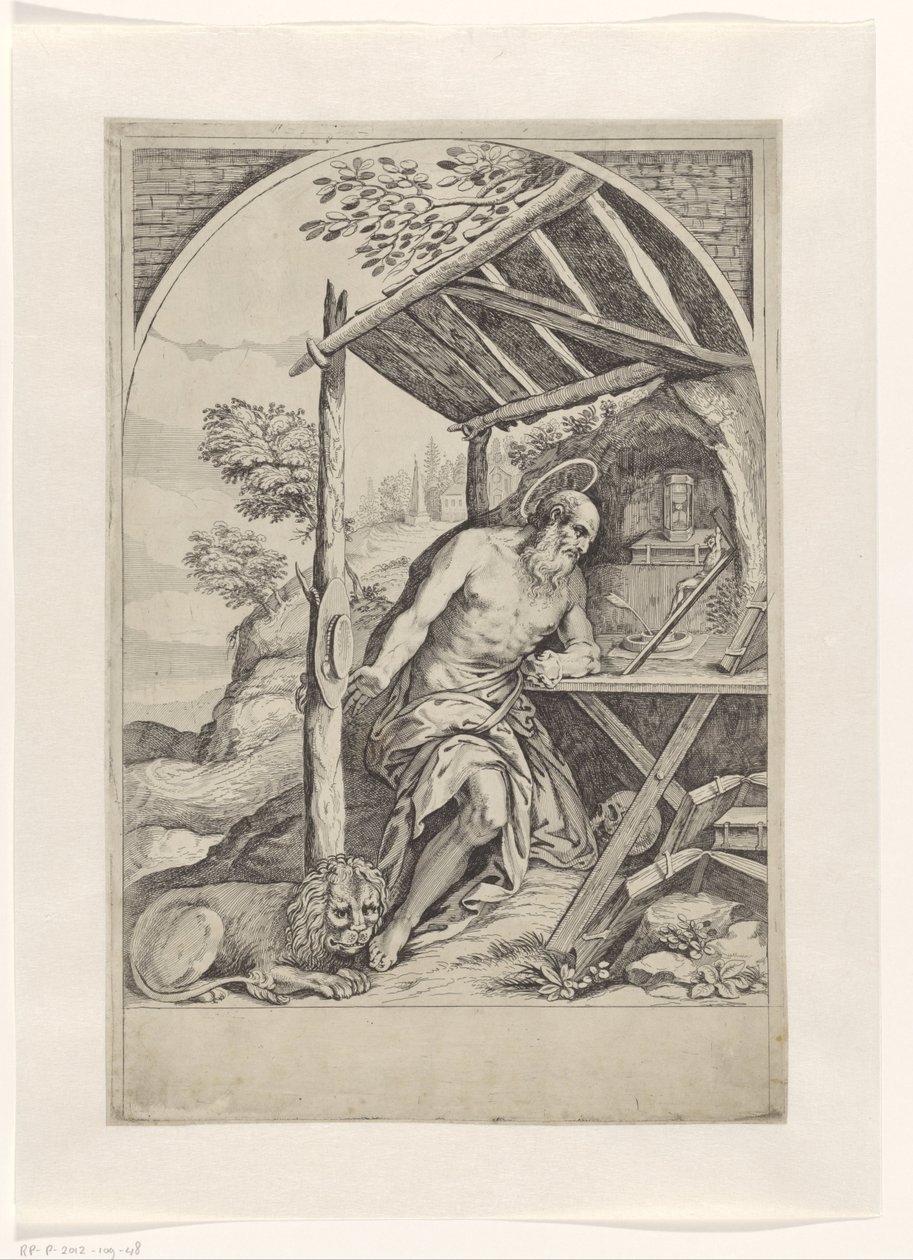 San Girolamo nel deserto da Anonymous