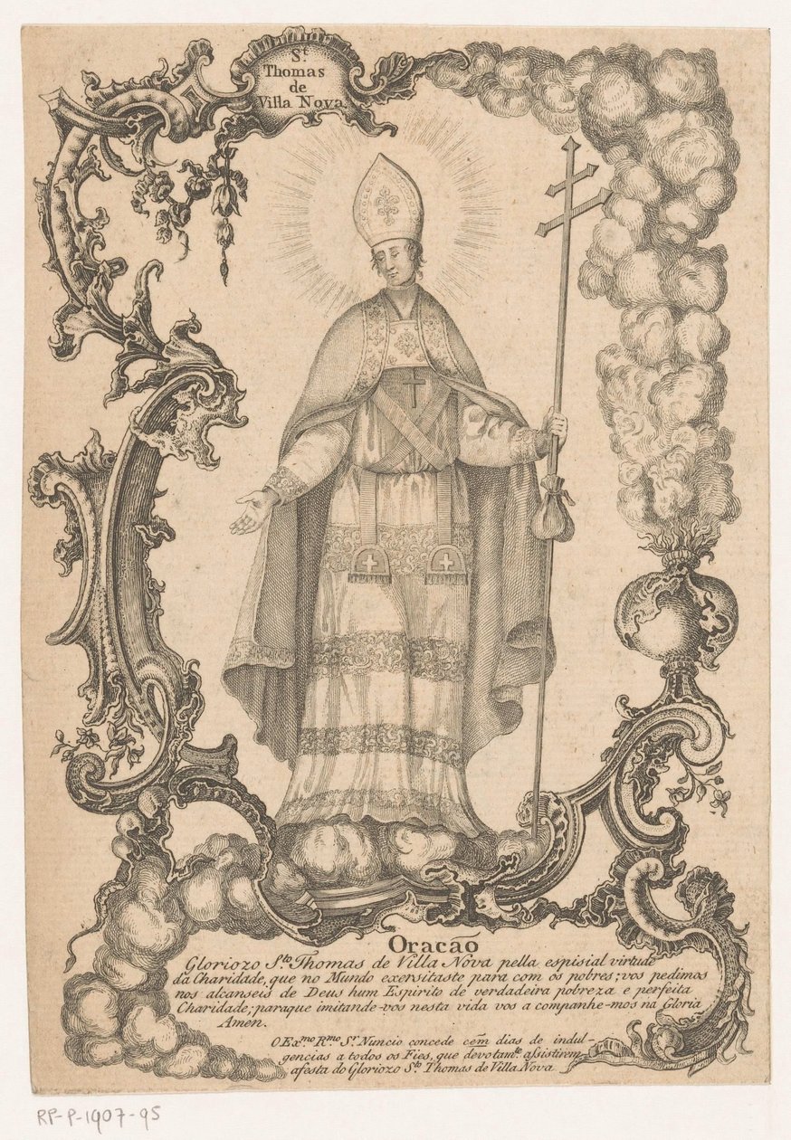 San Tommaso di Villanova da Anonymous