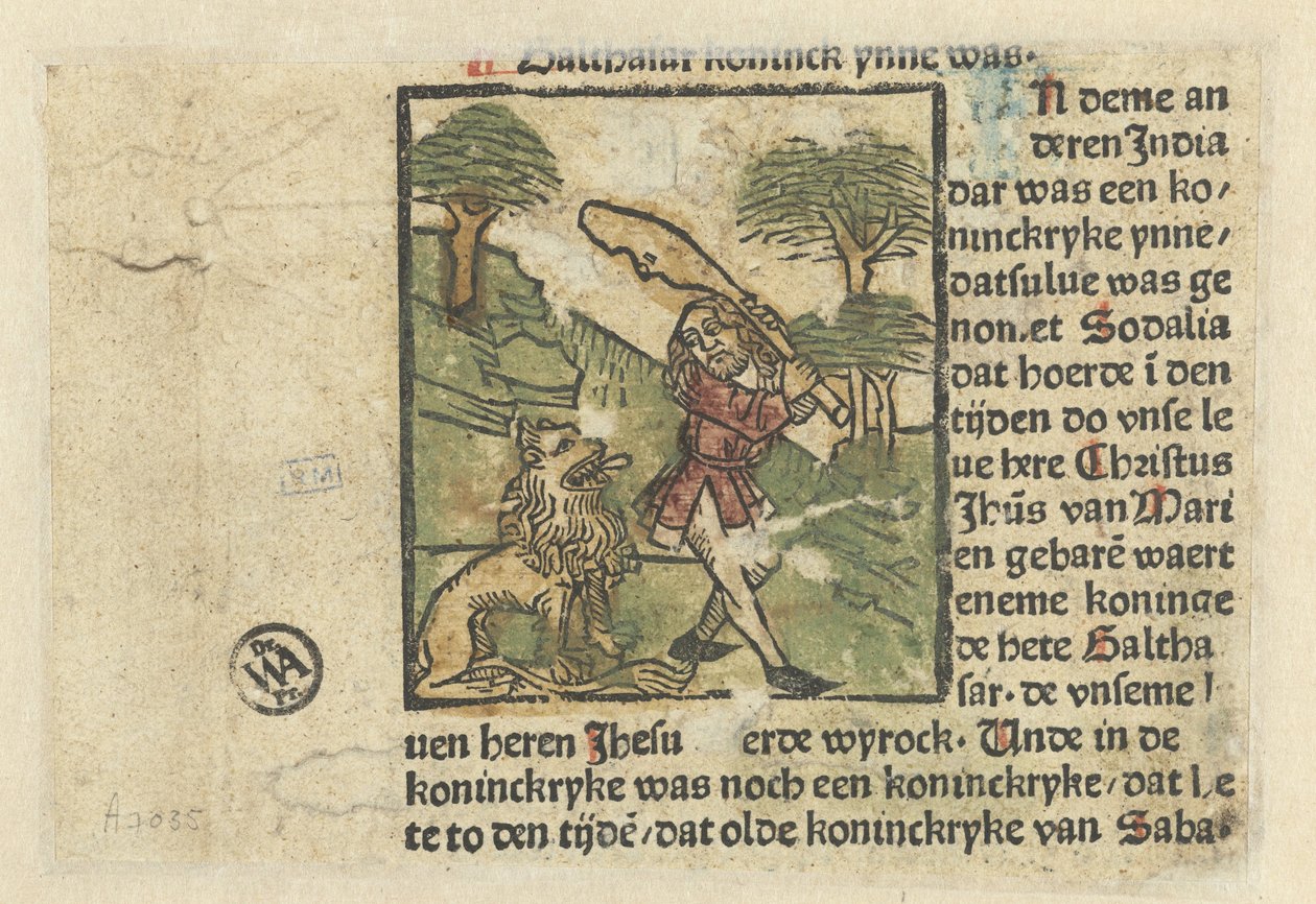 Ercole e il leone di Nemea da Anonymous