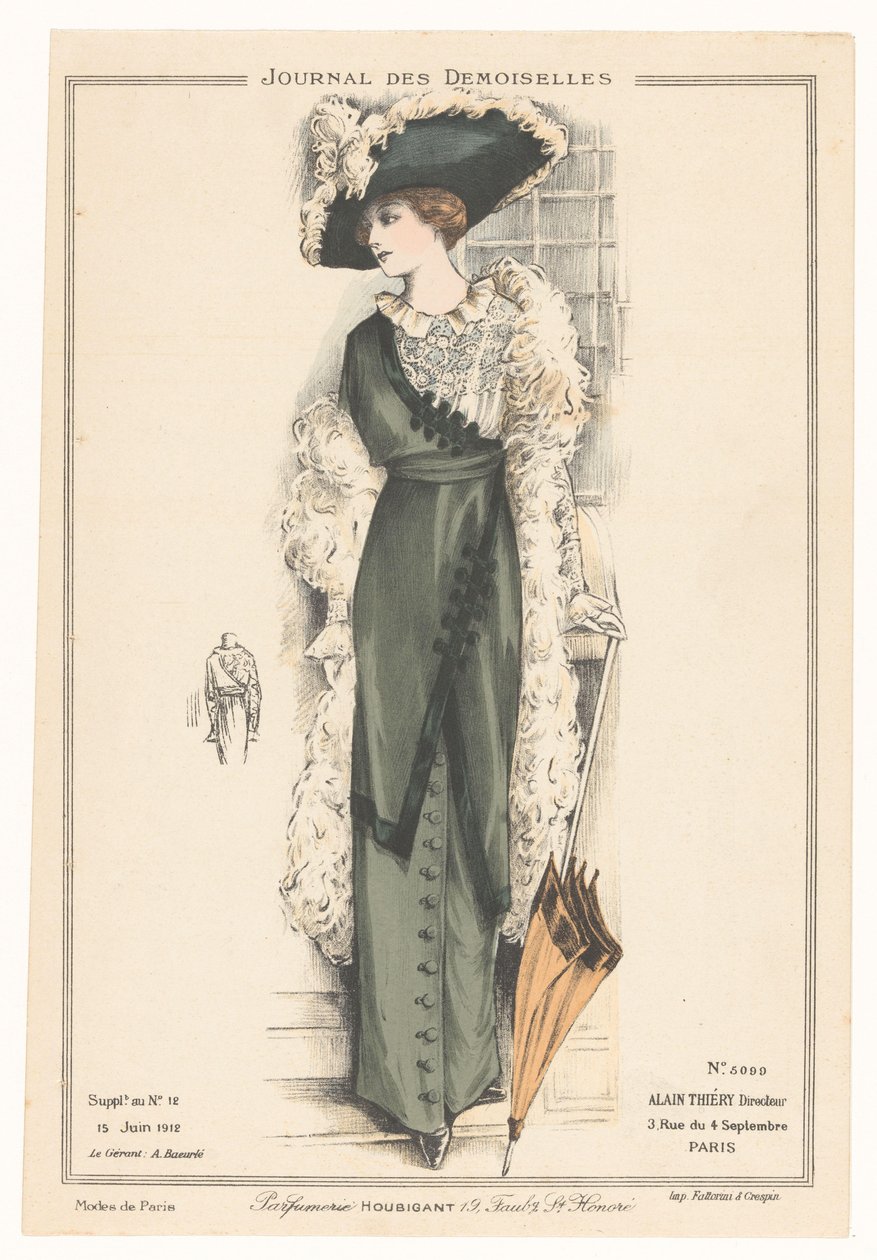 Journal des Demoiselles 15 giugno 1912, n. 5099 da Anonymous