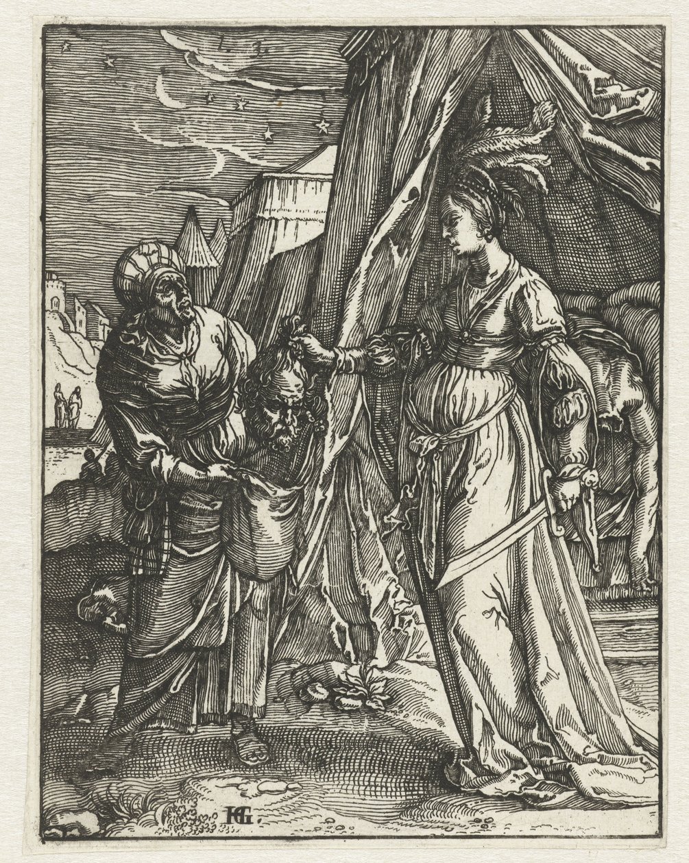 Giuditta con la testa di Oloferne da Anonymous