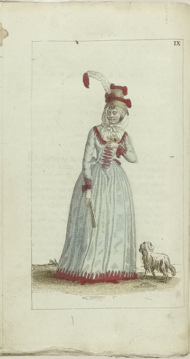 Gabinetto di moda e gusto 1791, pl. IX da Anonymous