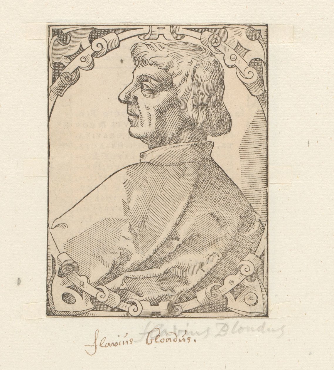 Ritratto di Flavio Biondo da Anonymous