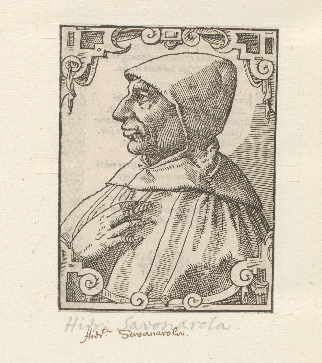 Ritratto di Girolamo Savonarola da Anonymous