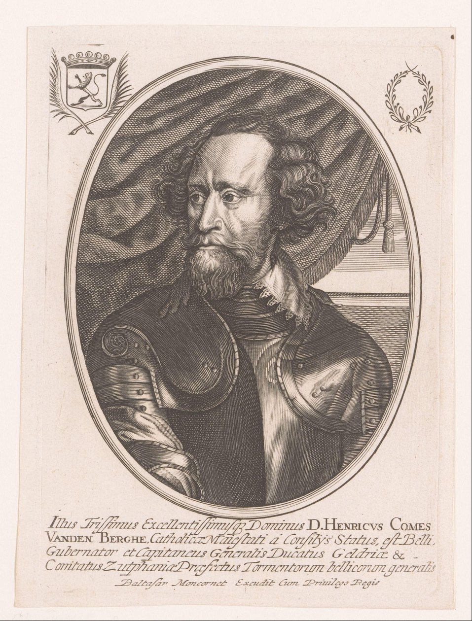 Ritratto di Hendrik van den Bergh da Anonymous