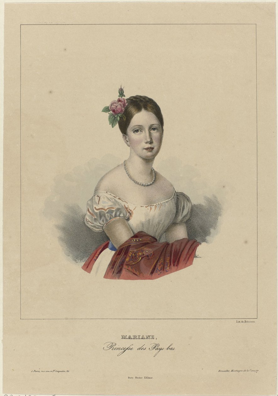 Ritratto di Marianne, principessa dei Paesi Bassi da Anonymous