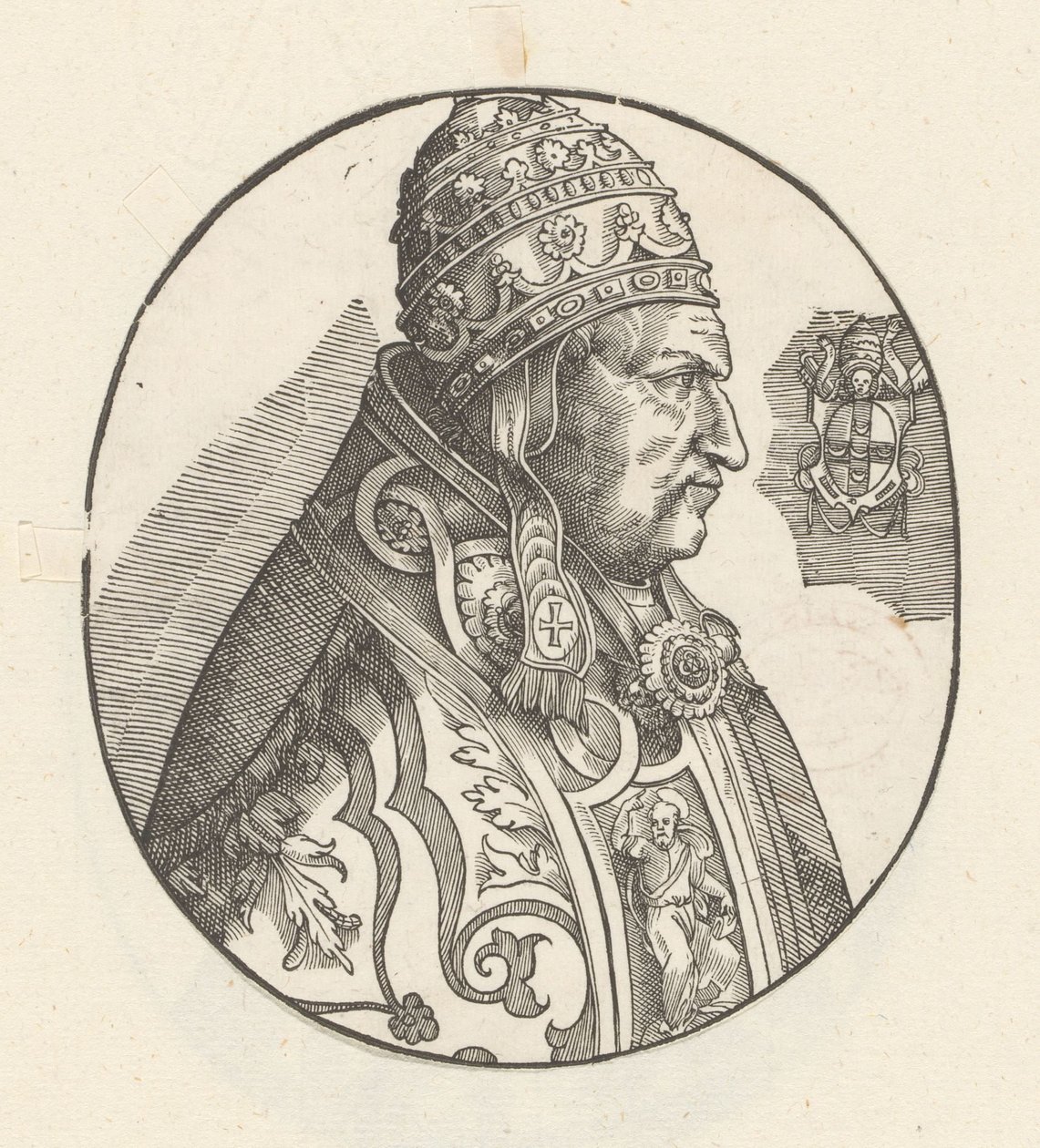 Ritratto di papa Pio II da Anonymous