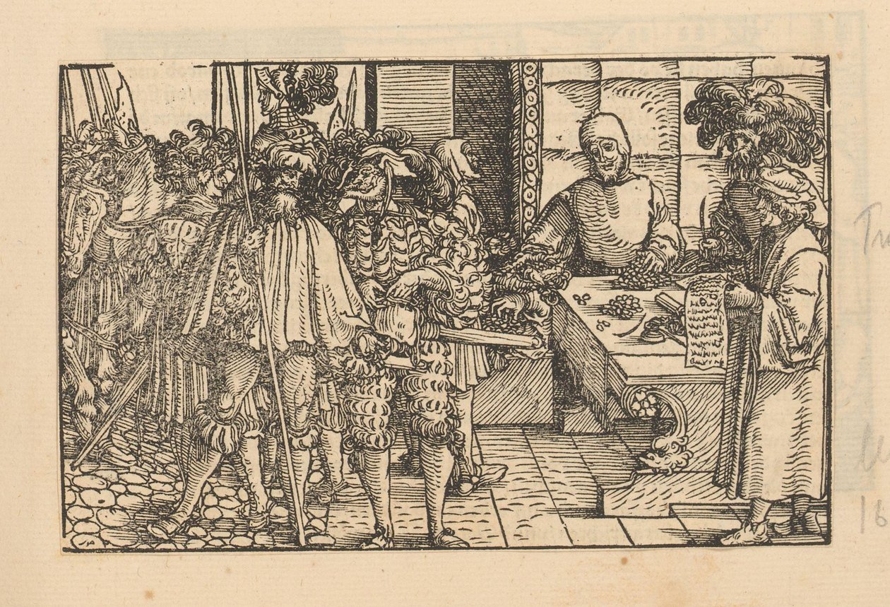 Cavalieri presso un usuraio da Anonymous