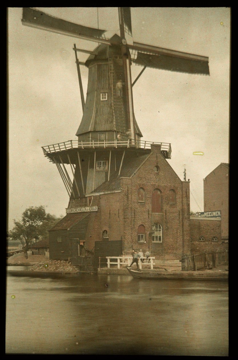Mulino a vapore De Adriaan sullo Spaarne, Haarlem da Anonymous