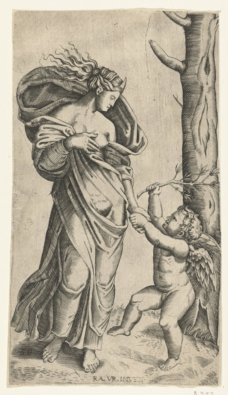 Riconciliazione di Minerva e Cupido da Anonymous