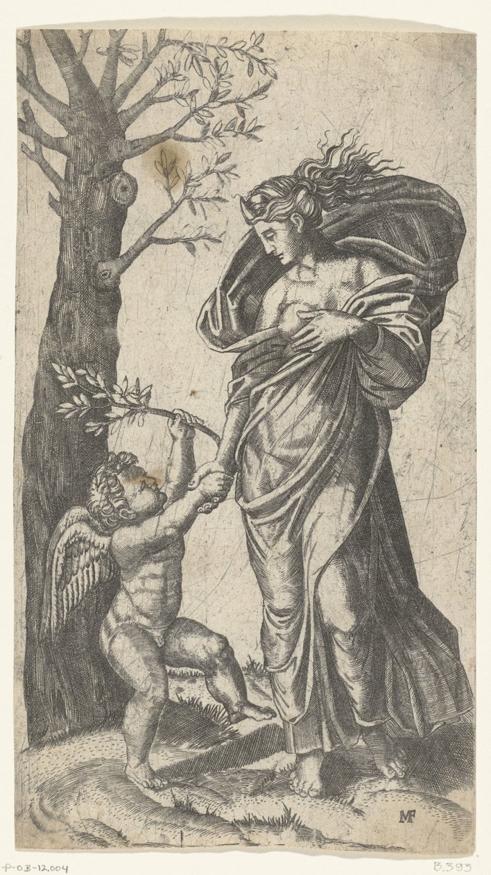 Riconciliazione di Minerva e Cupido da Anonymous