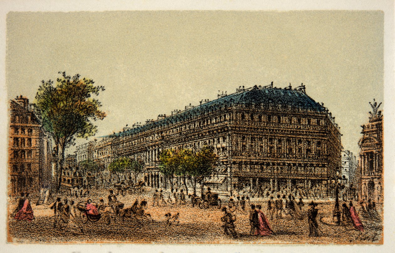 Parigi 1874: Boulevard des Capucines. Collezione privata da Anonymous Anonymous