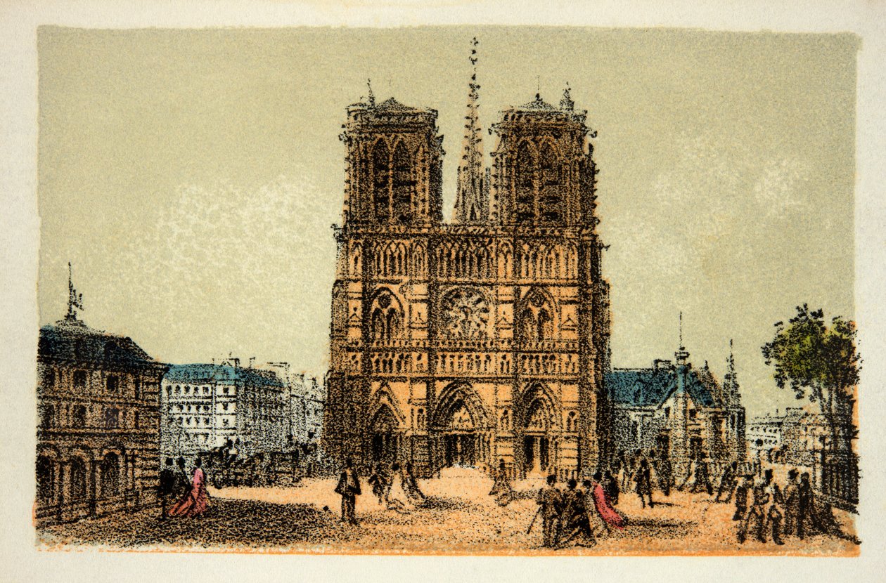 Parigi 1874: Notre Dame, Collezione privata da Anonymous Anonymous
