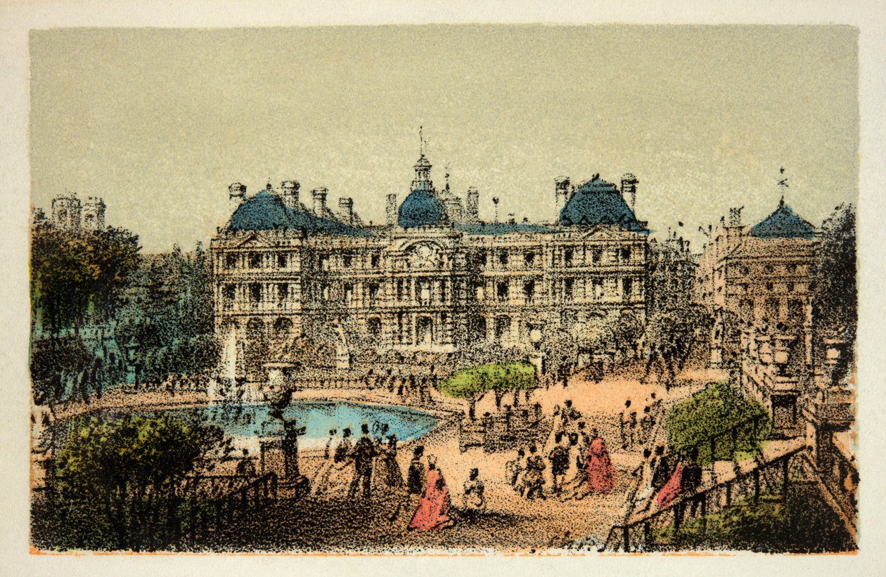 Parigi 1874: I Giardini del Lussemburgo, Collezione Privata da Anonymous Anonymous