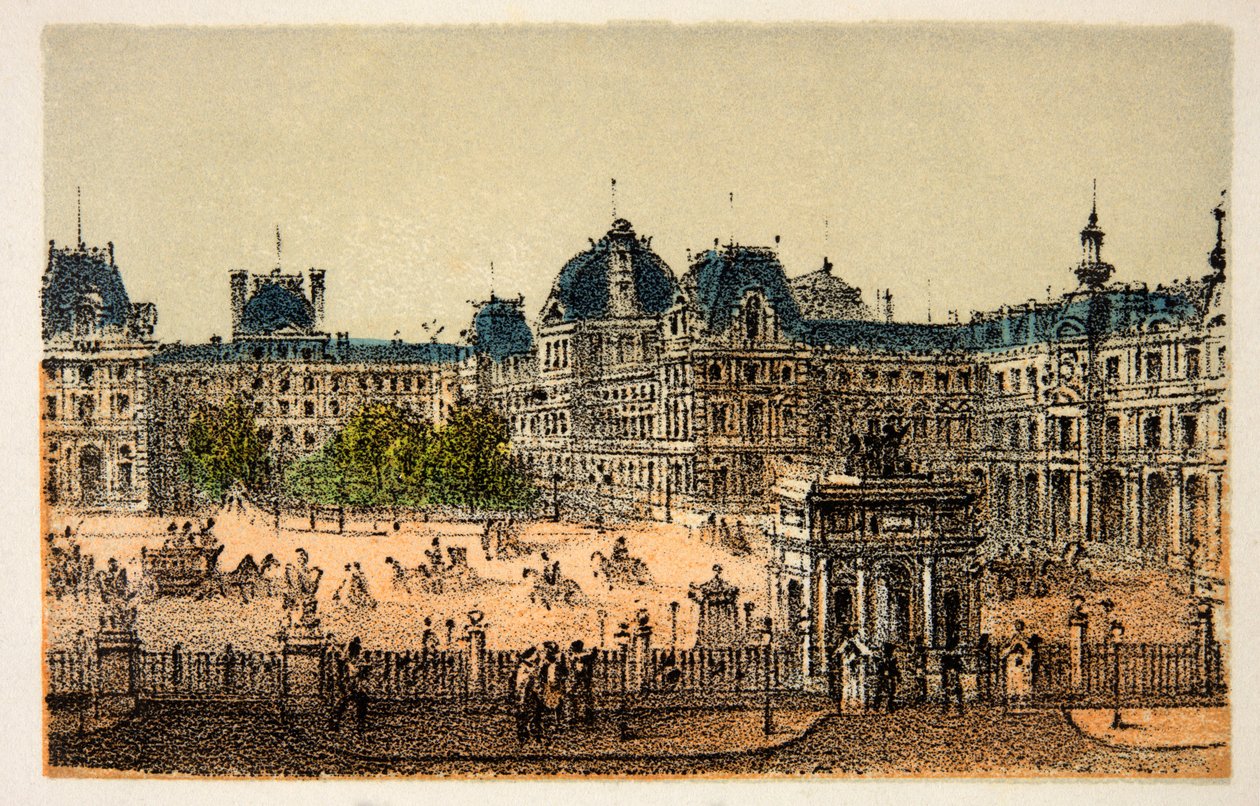 Parigi 1874: Il nuovo Louvre. Collezione privata da Anonymous Anonymous