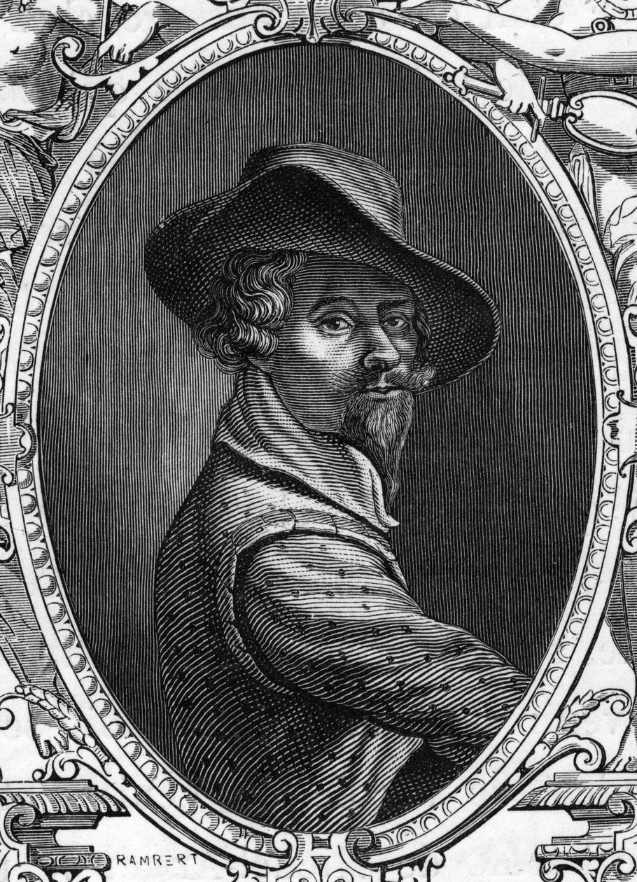 Ritratto di Annibale Carracci (Annibal Carrache). da Anonymous Anonymous
