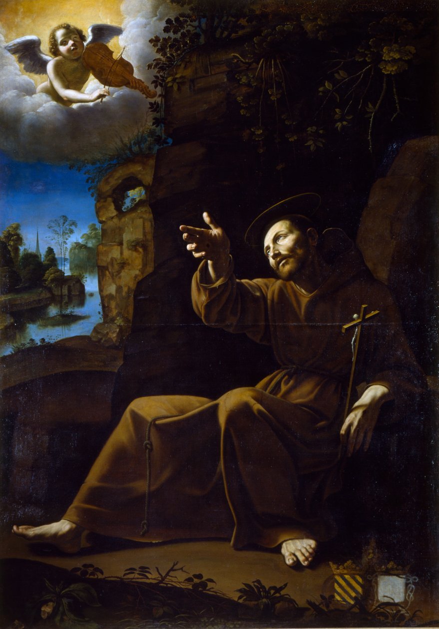 La visione di San Francesco da Anonymous Anonymous