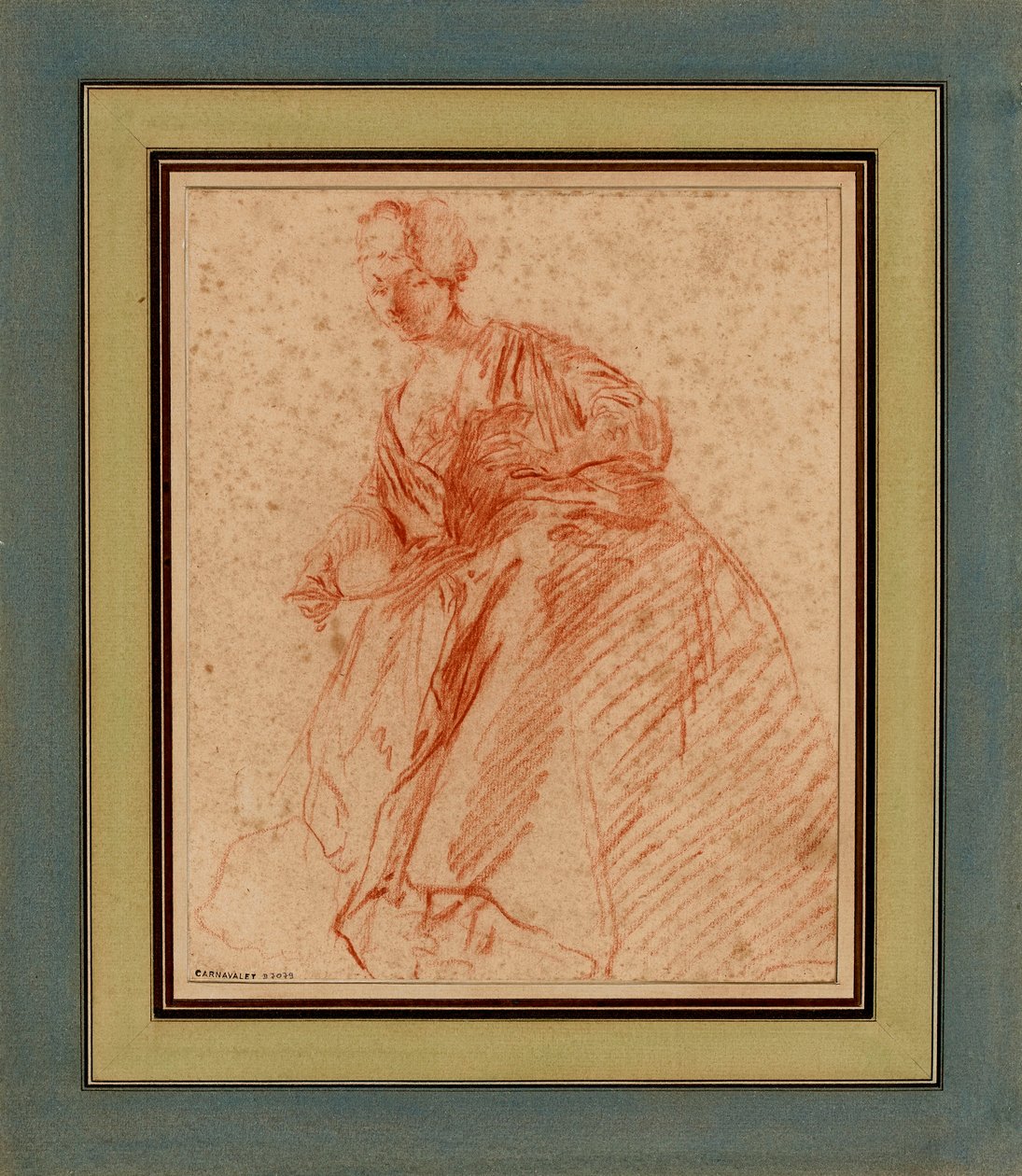 Donna che legge (disegno) da Anonymous Anonymous