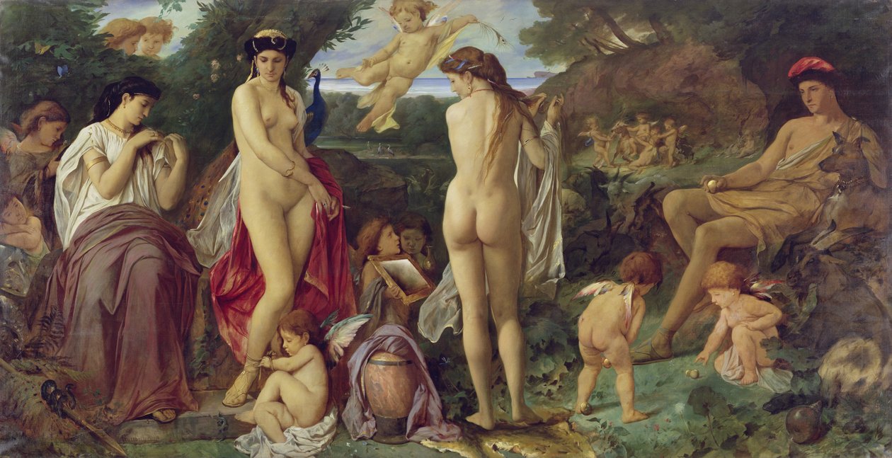 Il giudizio di Paride, 1870 da Anselm Feuerbach