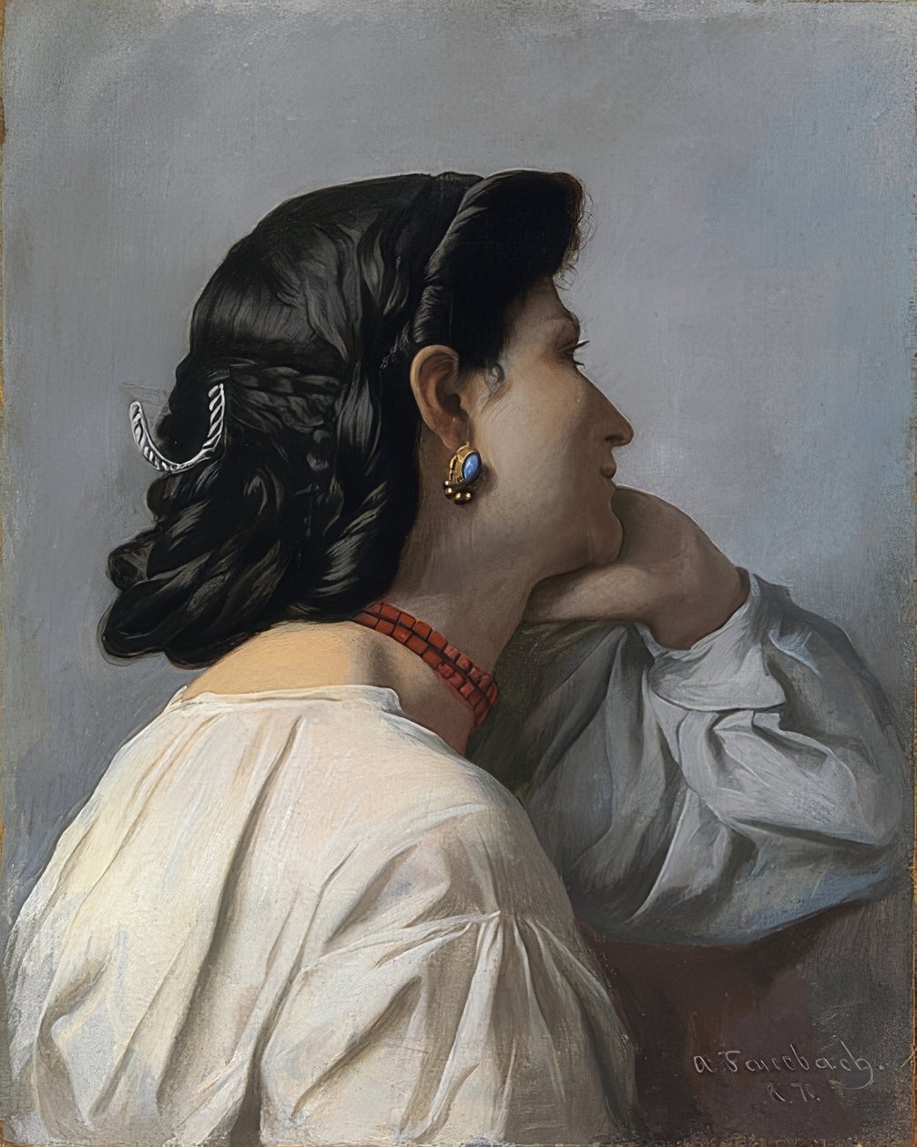 Ifigenia (testa di studio). 1870 da Anselm Feuerbach