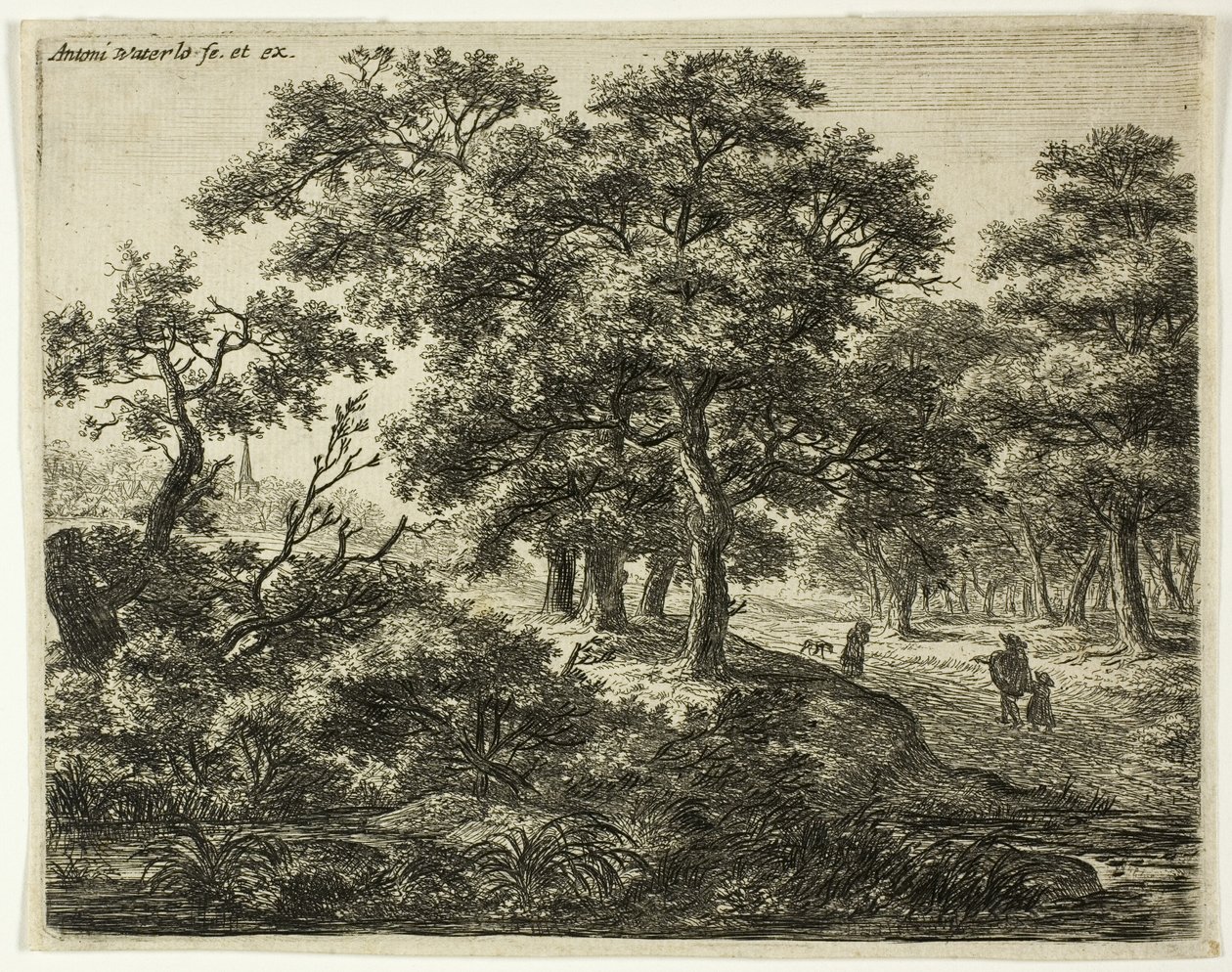 Il gruppo dei quattro alberi da Anthonie Waterloo