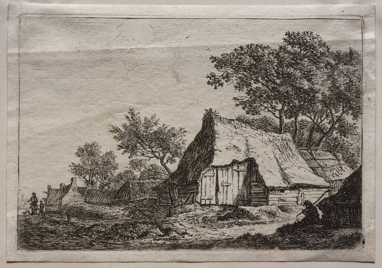 Il piccolo borgo da Anthonie Waterloo