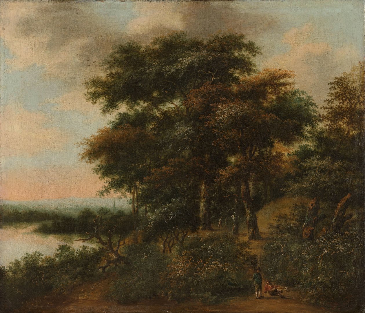 Paesaggio boscoso da Anthonie Waterloo