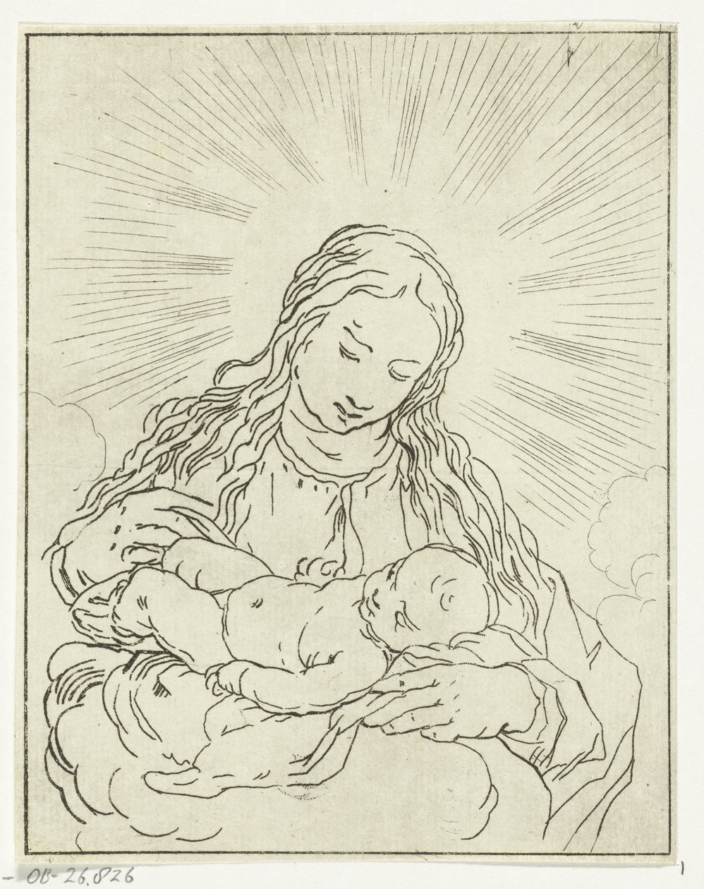 Maria con bambino da Anthonie van den Bos
