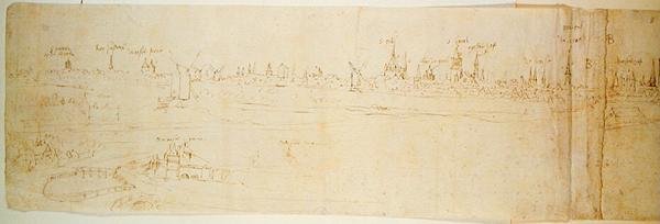 Bruges da Anthonis van den Wyngaerde