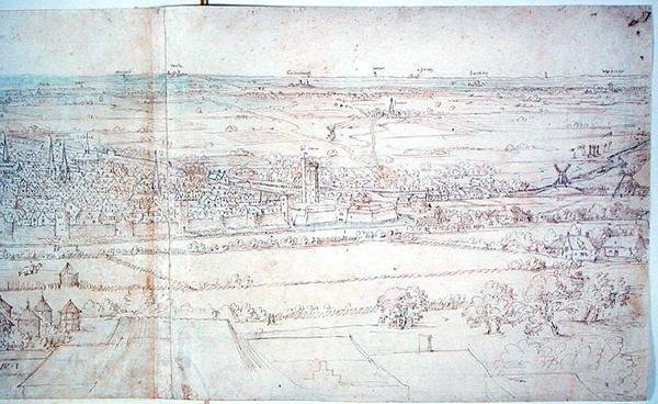 Utrecht da Anthonis van den Wyngaerde