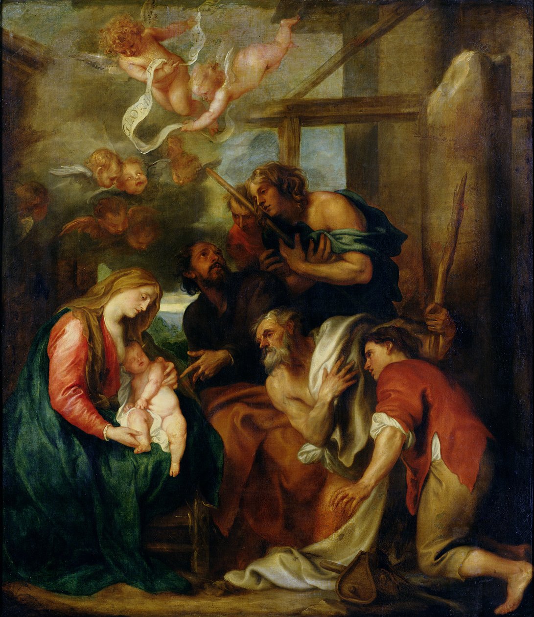 Adorazione dei pastori da Anthony van Dyck