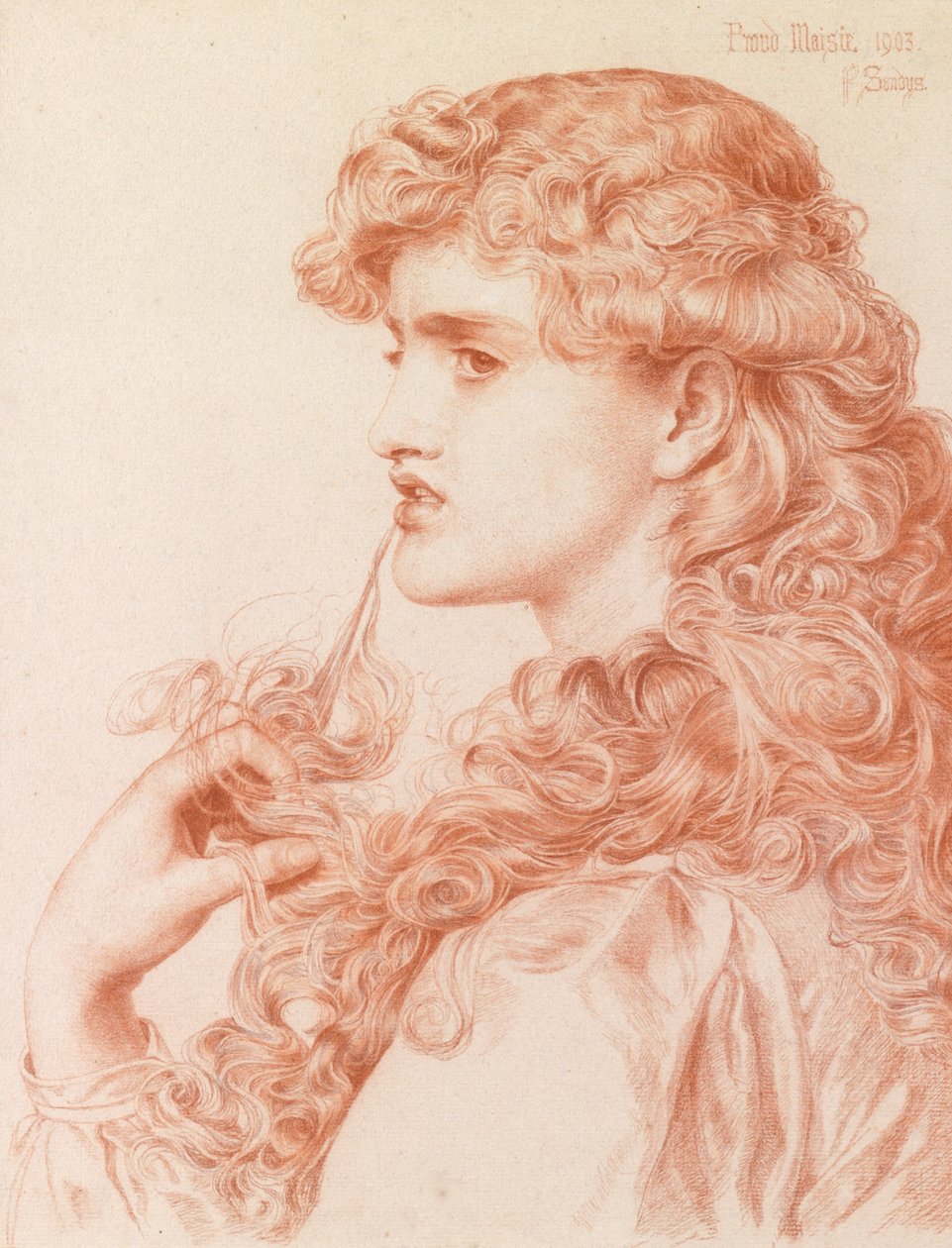 Orgogliosa Maisie da Anthony Frederick Augustus Sandys